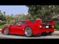 1987 Ferrari F40 1.1.2 для GTA 5 видео 17