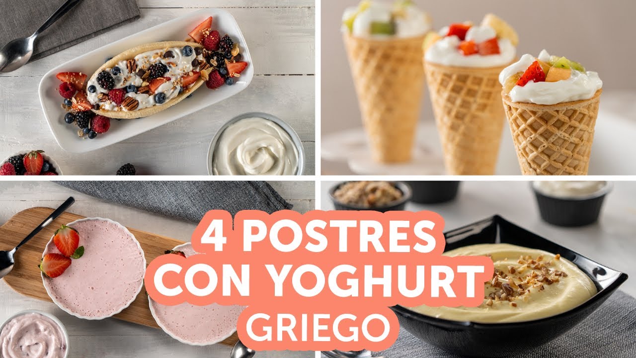 4 Postres con Yoghurt Griego | Kiwilimón