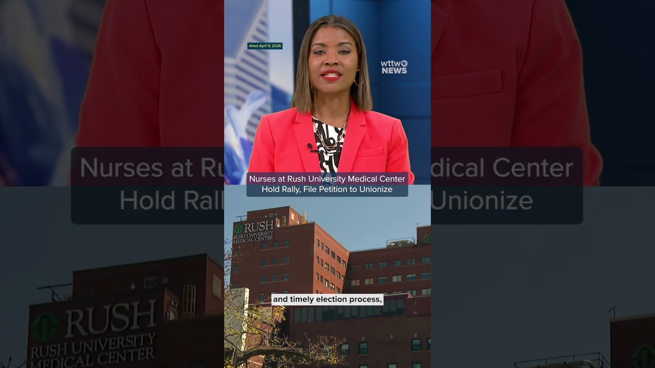 Nurses at Rush University Medical Center Hold Rally, File Petition to Unionize