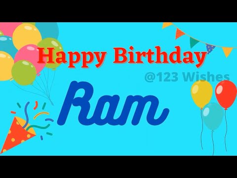 Happy Birthday Ram #birthday #party #song