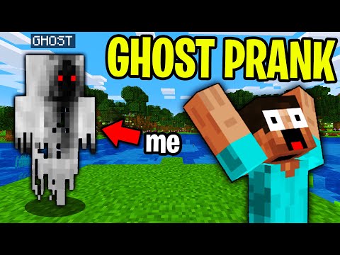 SCARY GHOST PRANK IN MINECRAFT! - Minecraft Trolling Video
