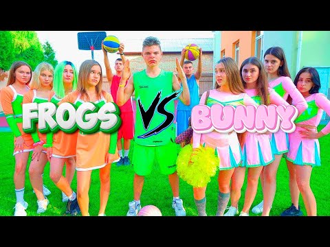 FROGS VS. BUNNY! BATTLE OF THE CHEERLEADERS! | DIANA'S NEW RIVALS!