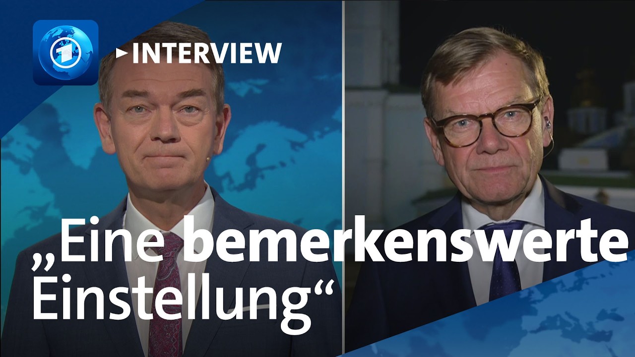 Außenminister Wadephul nach seinem Besuch in Charkiw | tagesthemen-Interview