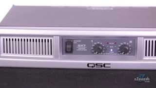 Video thumbnail for zZounds.com: QSC GX7 Power Amplifier by zZounds