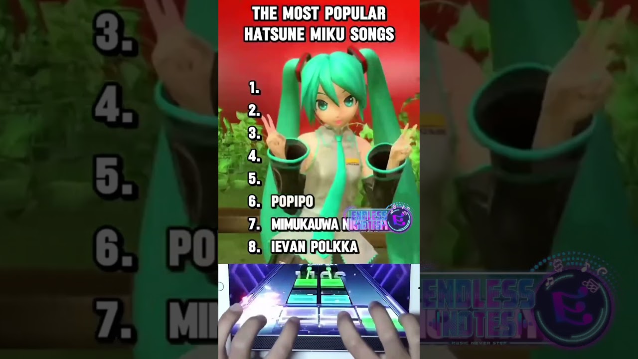 The most popular hatsune miku song