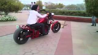 preview picture of video 'E-Vollution Hybrid Chopper running on ELECTRIC MODE'