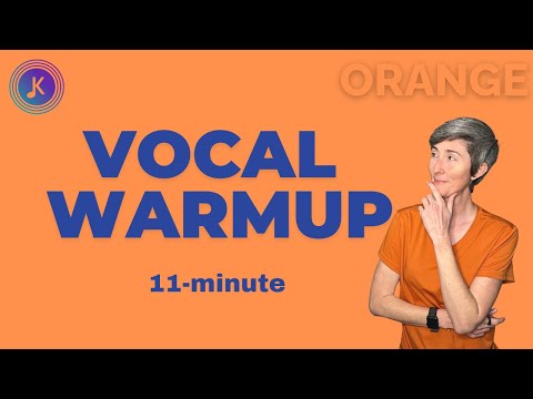 Vocal Warmup | 11 Minute Vocal Warmup - The Orange One