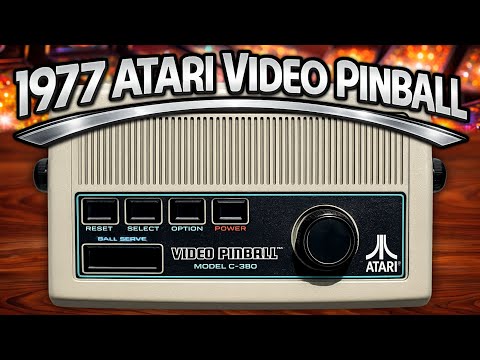 This VIDEO PINBALL is Probably OLDER than YOU! | 1977 Atari Video Pinball
