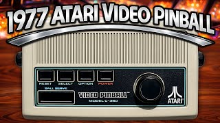 ATARI 1977 Video Pinball | SEVEN Pinball & Paddle Games In ONE Console!