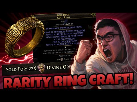 How to Craft GOD-TIER Flat Attack Rarity Rings! | Step-by-Step Guide