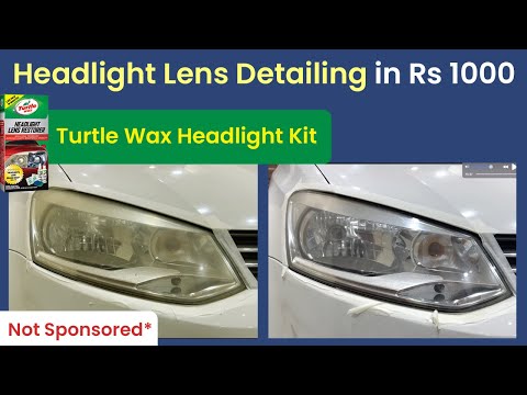 Turtle Wax Headlight Lens Restorer Review 2022 in Hindi | Not sponsored