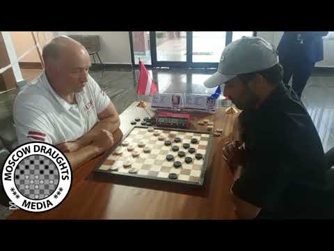 Tie-Break Round 9: 2025 World draughts championship;  Guntis Valneris 🇱🇻 Vs Martijn van Ijzendoorn🇳🇱