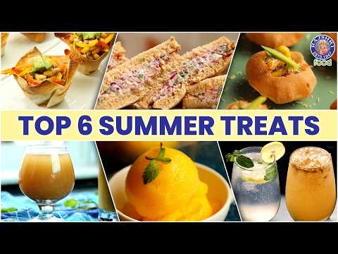 Top 6 Summer Treats Refreshing Snacks & Cool Drinks