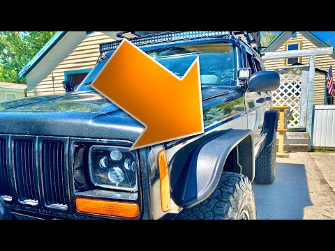 How To Install Bushwacker Flat Fenders On Jeep XJ