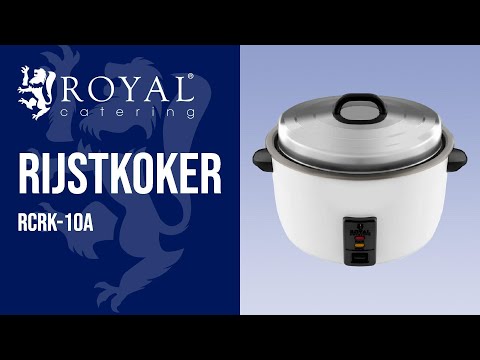 Video - Rijstkoker - 23 liter - 3000 W - Royal Catering