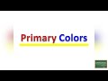 KG1 Math Chapter 1 Lesson 1 Primary Colors
