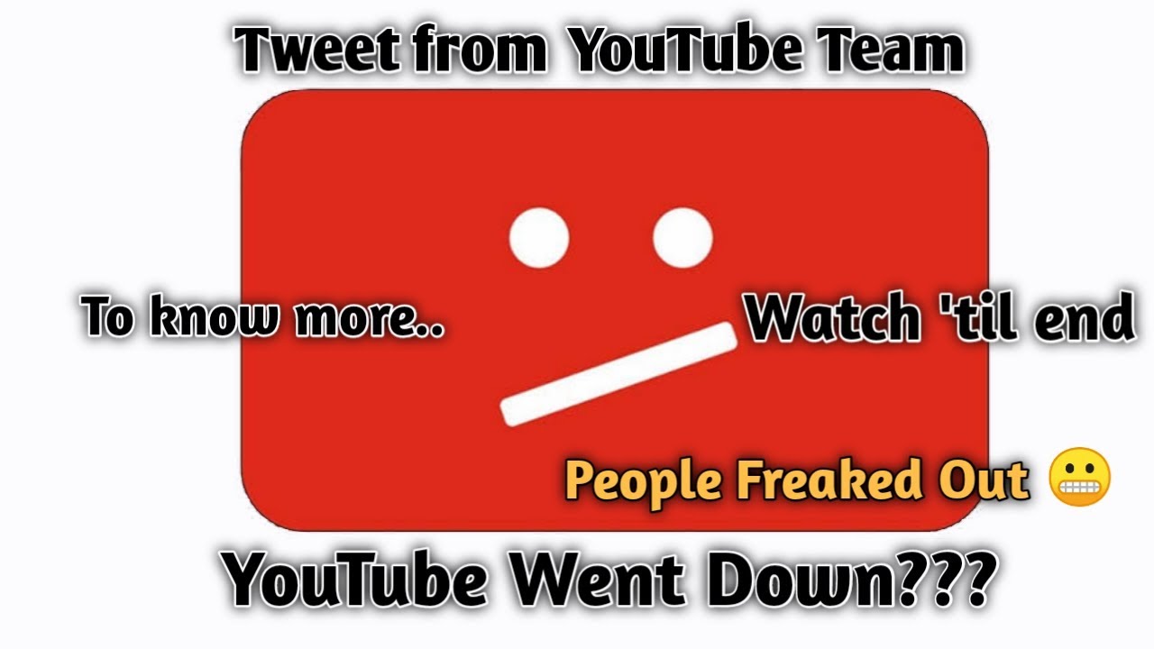 What happened to YouTube 2020? YouTube not working? It went down all over the world | youtube tweets