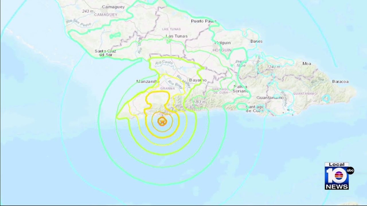 Cuba shaken by 6.8 magnitude earthquake