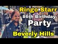Ringo Starr 86 Th Birthday Party In Beverly Hills Peace Love Celebration