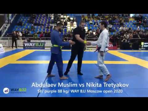 Abdulaev Muslim vs Nikita Tretyakov way BJJ Moscow Open