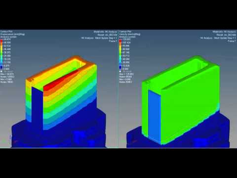 Aluminum Extrusion Profile Dies Velocity Analysis Simulation With HyperExtrude-5