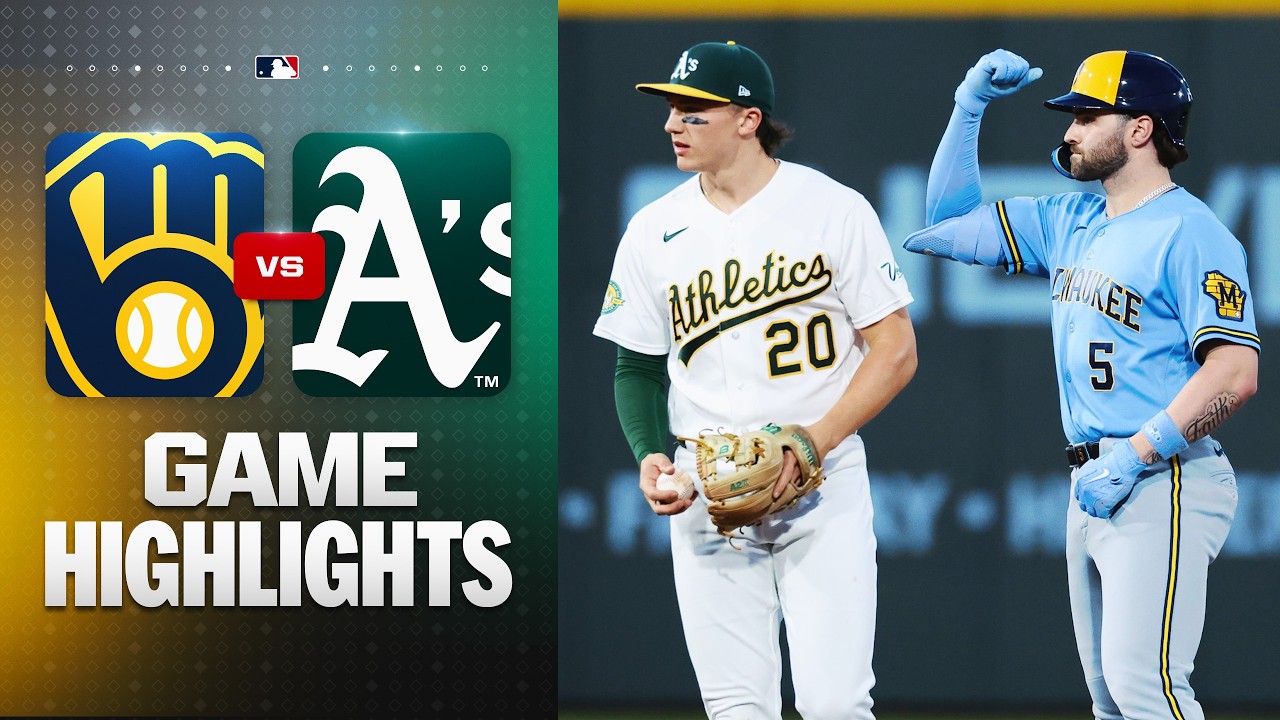 6월10일 밀워키 애슬레틱스 MLB 하이라이트