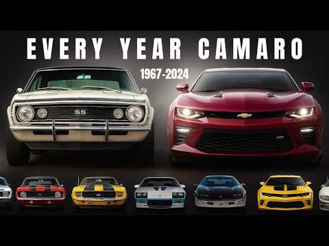 Chevrolet Camaro Evolution: Every Year (1967–2024)