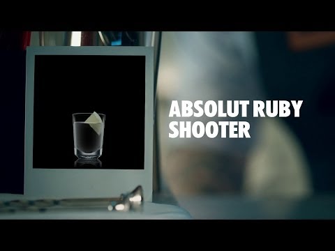 ABSOLUT RUBY SHOOTER DRINK RECIPE - HOW TO MIX