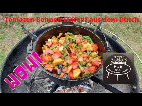 Tomaten Bohnen Eintopf aus dem Dutch Oven ! Einfach super  lecker #fleischlosistnichtlustlos