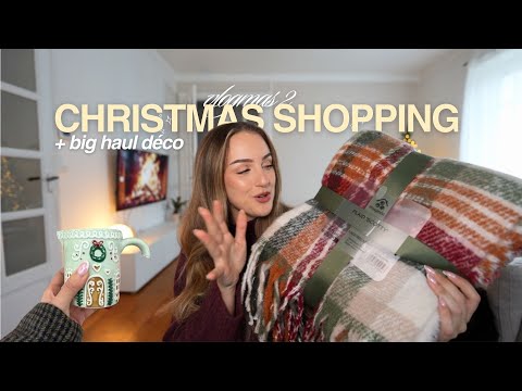 VLOGMAS 2 - SHOPPING DÉCO DE NOËL AVEC MOI 🎄✨ (haul & transformation de l'appart)