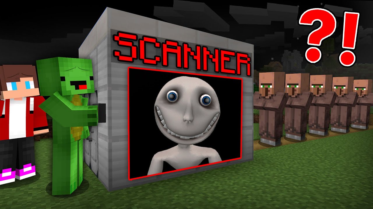 ジェイジェイとマイキーは窓からスキャナーマンを見つけた！