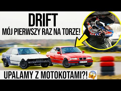 Projekt BMW E36 - trening East Side Drift i mój debiut na torze! MotoKoty - pierwszy drift w parze!