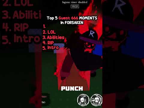 Top 5 Forsaken GUEST 666 MOMENTS moments