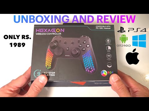Nitho Hexagon Controller Wireless for PC, Switch, Android and iOS | UNBOXING & REVIEW | Punchi Man