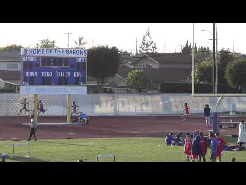 JVB-1 200m vs FV 3-27-14 - Los Alamitos Boys