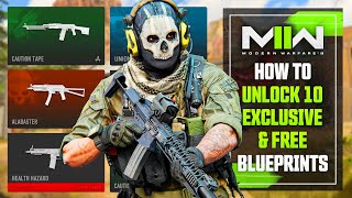 Modern Warfare 2: 10 Free EXCLUSIVE Blueprints & How to Earn Them All...