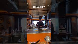 HIBACHI tricks and delicious food #hibachi #food #travel #vlog #cruise #북미투어