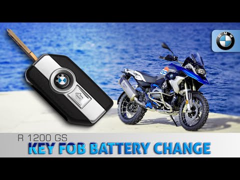 BMW R1200 GS 2018+ | Key Battery Change | Immobilizer Type