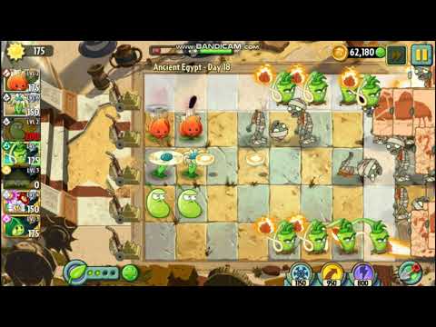 PvZ 2 (Laser Bob vs Bloomerang vs A.K.E.E)