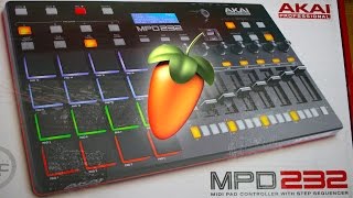 Video thumbnail for Akai MPD232 Unboxing And Setting Up In FL Studio 12! by Omoi Senpai