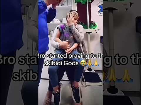 Bro is praying to the skibidi gods 💀💀💀 #skibiditoilet #kid #funny #foryou #shot