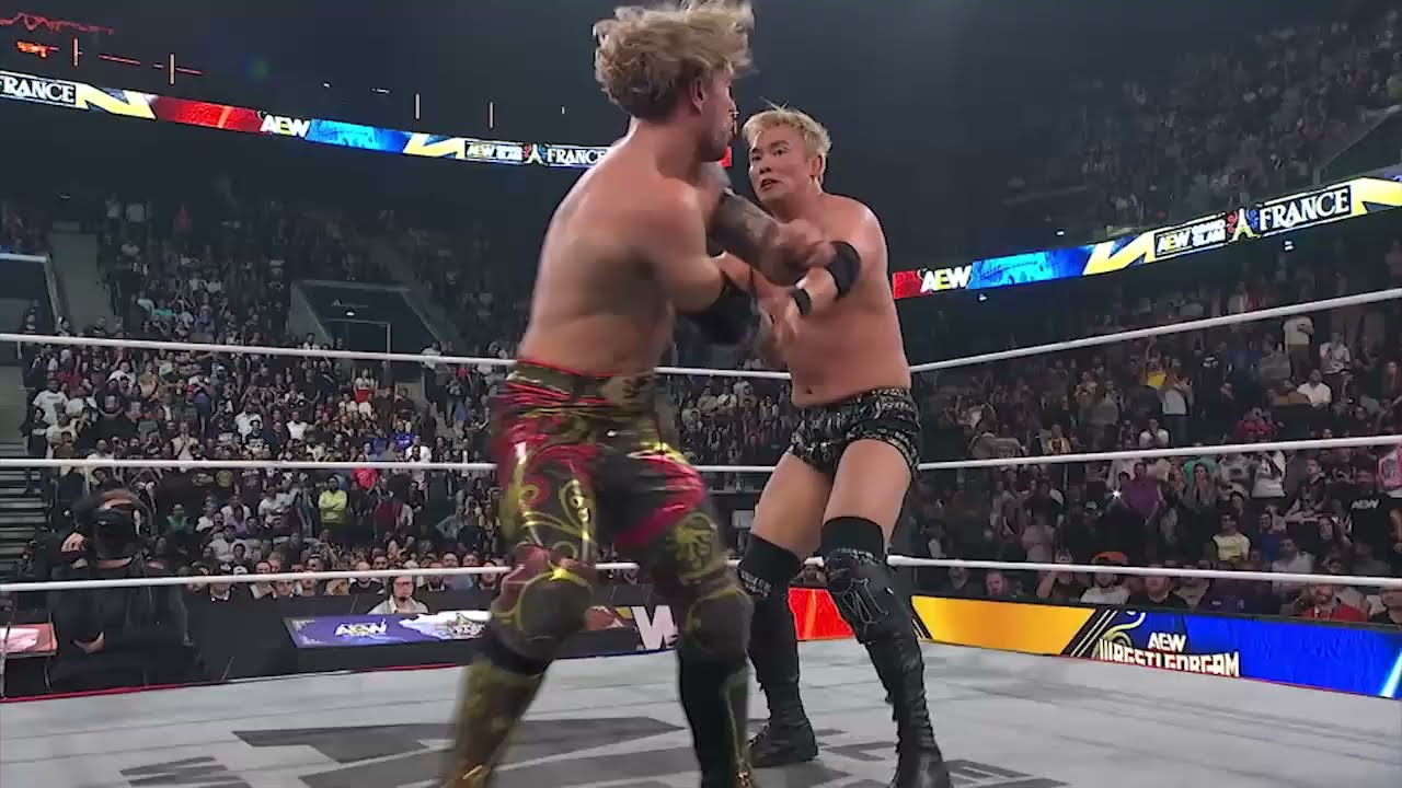 WILL OSPREAY derrota a KAZUCHIKA OKADA y retiene el CAMPEONATO MUNDIAL DE AEW en GRAND SLAM FRANCIA