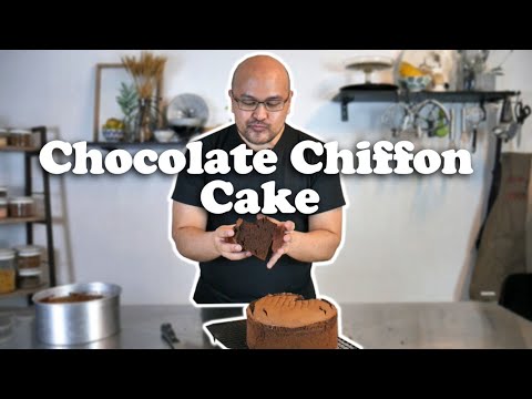 CHOCOLATE CHIFFON Cake - NO FAIL!