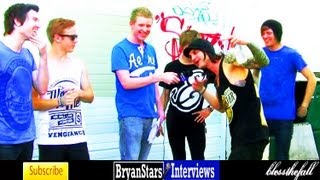 Blessthefall Interview #2 Beau Bokan 2012