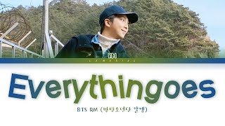 BTS RM - everythingoes (방탄소년단 알엠 - everythingoes) [Color Coded Lyrics/Han/Rom/Eng/가사]
