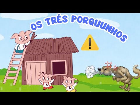 Dia de Leiturinha: Os Três Porquinhos - Dino Di e Mãozinha