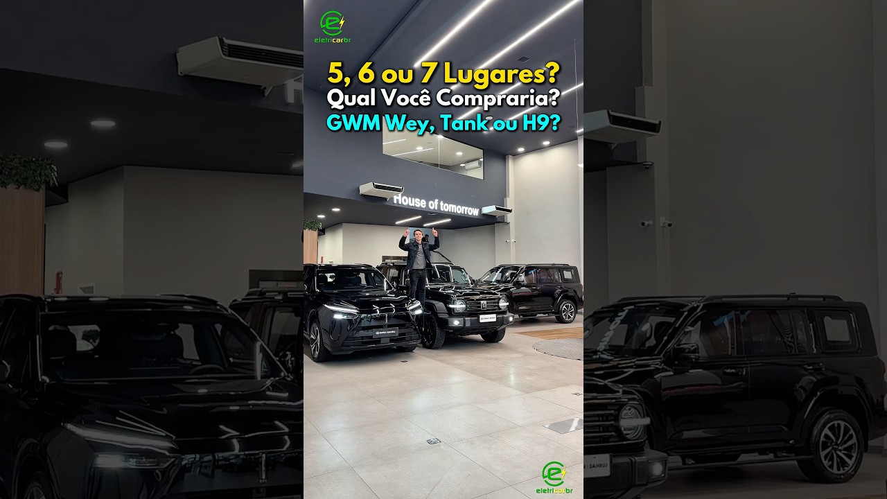 5, 6 ou 7 Lugares? Qual Você Compraria? GWM Wey 07 ou Haval H9?⚡