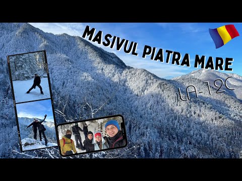 Iarna in masivul Piatra Mare  -12C si vant puternic | Distractia e garantata