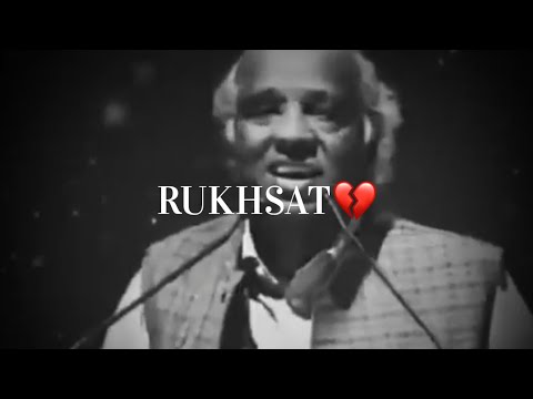 RIP 😭 | Dr. Rahat Indori Shayari Status 💖 | Poetry | Rahat Indori Best Shayari Whatsapp Status