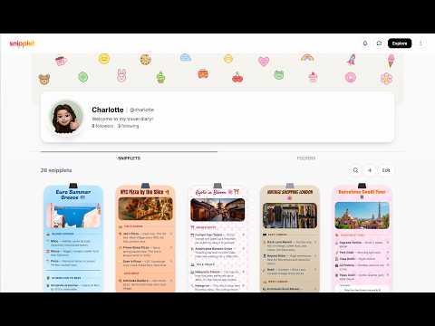 Snipplet video preview